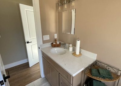 Bathroom plumbing repair
