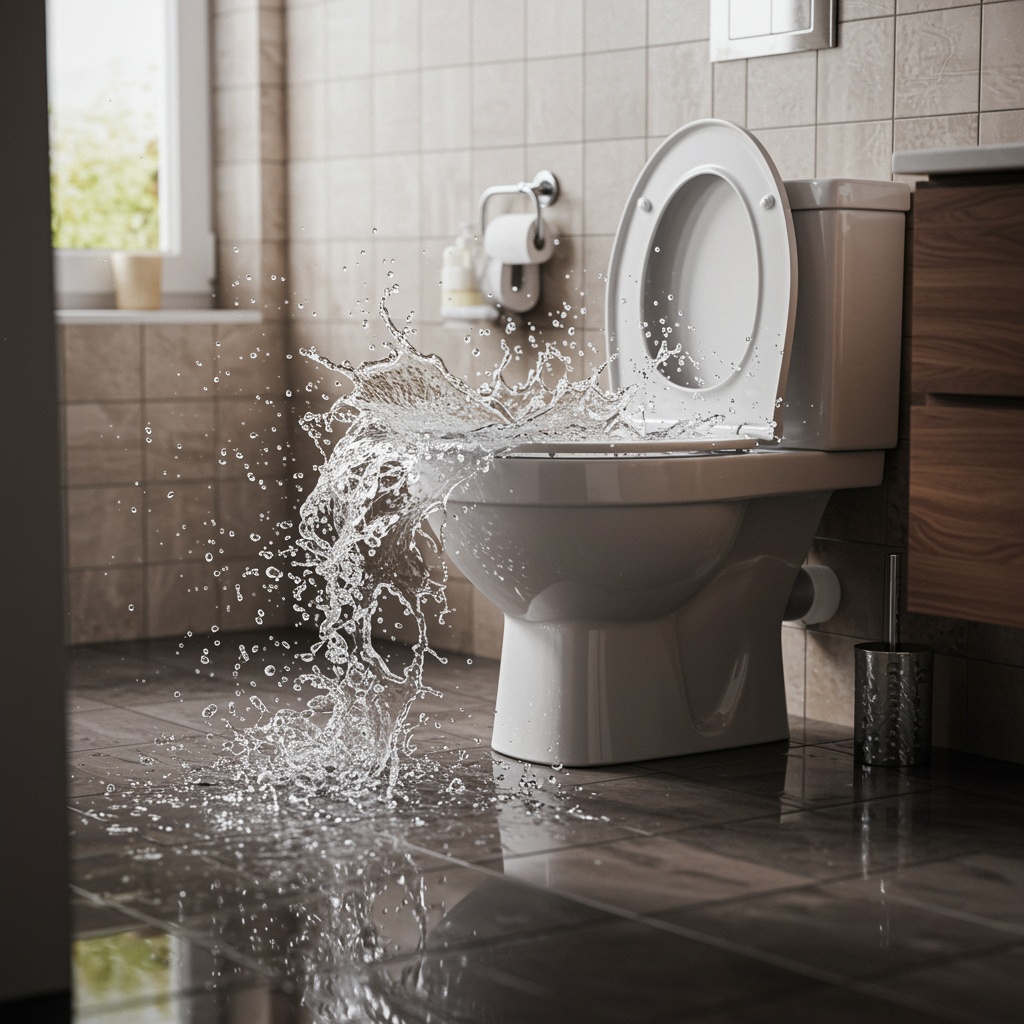 toilet overflow